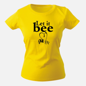 Girly-Shirt "Let it bee"