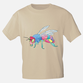 Kinder T-Shirt "Biene" zum ausmalen