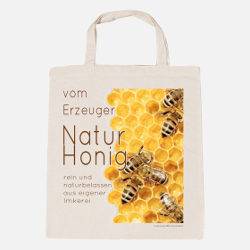 Baumwoll-Tasche Natur Honig