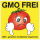 Aufkleber "GMO FREI"