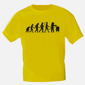 T-Shirt "Imker Evolution" gelb L