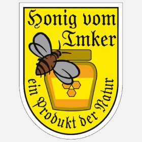 Mini Aufkleber Honig vom Imker