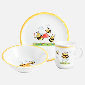 Porzellan-Set "Fleißige Bienen"